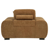 Octavia Accent Chair close-up of tufted seat