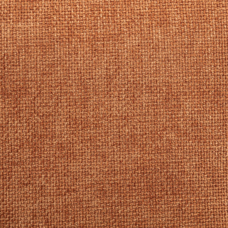 Fabric texture detail of Octavia orange sectional chaise sofa
