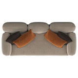 Full frontal view of Jade Chenille sofa