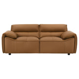 Side view showing cushions of Buxton sofa set