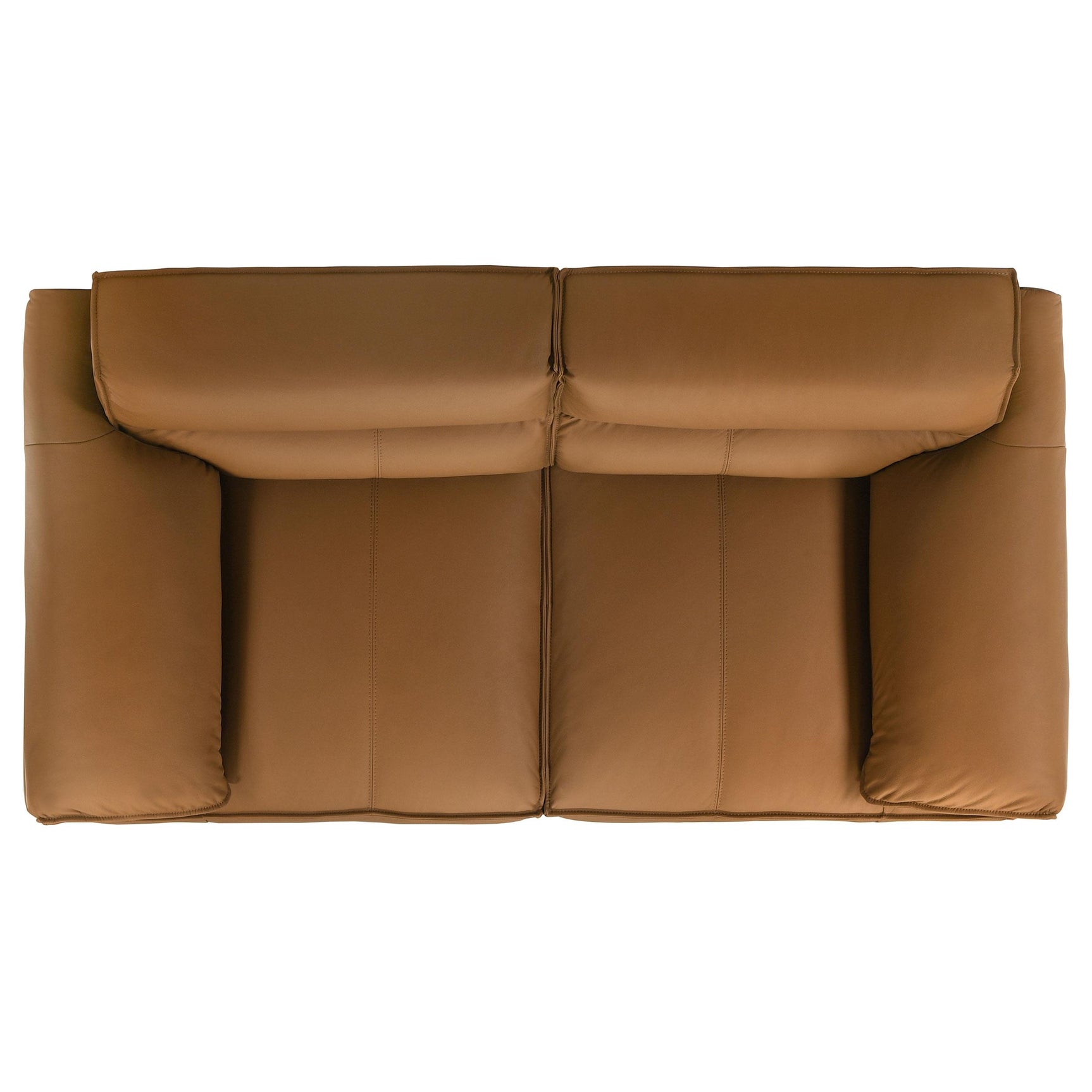 Side profile of Buxton loveseat