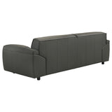 Buxton Sofa graphite side angle