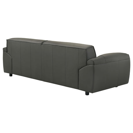 Buxton Sofa graphite frontal view