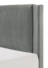 Lucia Upholstered Platform Bed frame detail