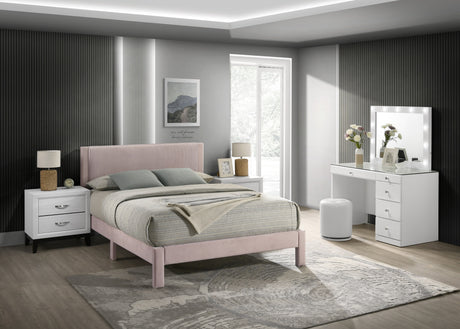 Lucia Pink Bed assembly instructions diagram