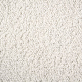 Dorset Fabric Upholstered Round Track Arm Sofa White