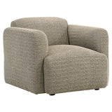 Dorset 3-piece Upholstered Round Track Arm Sofa Set Brown