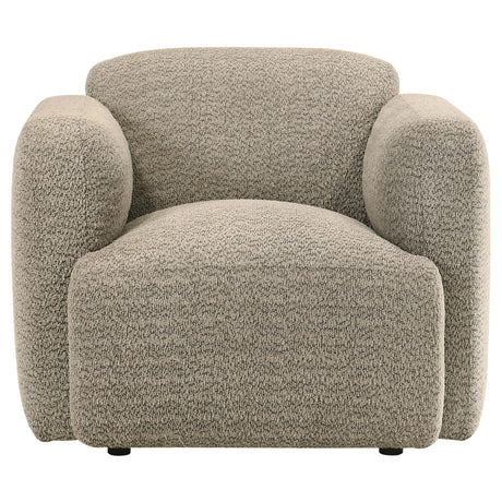 angled side view of sofa