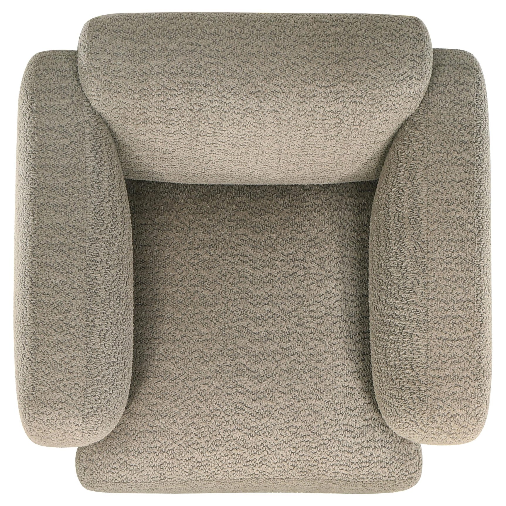 Dorset 3-piece Upholstered Round Track Arm Sofa Set Brown