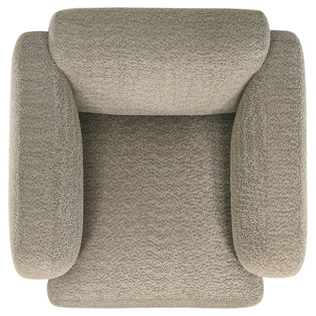 close-up of sofa stitching details