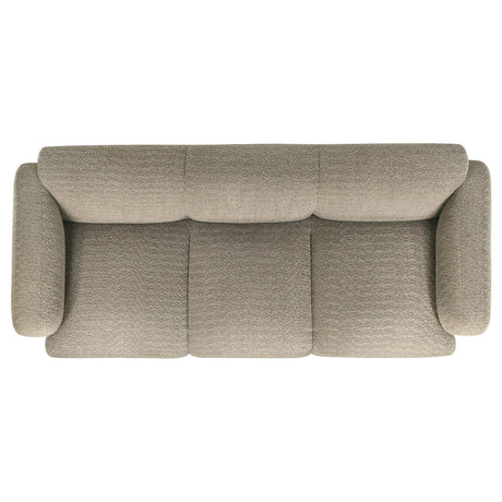 Close-up of Dorset sofa seat cushion and fabric