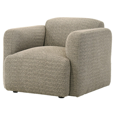 View of Dorset chair wooden frame and plastic legs
