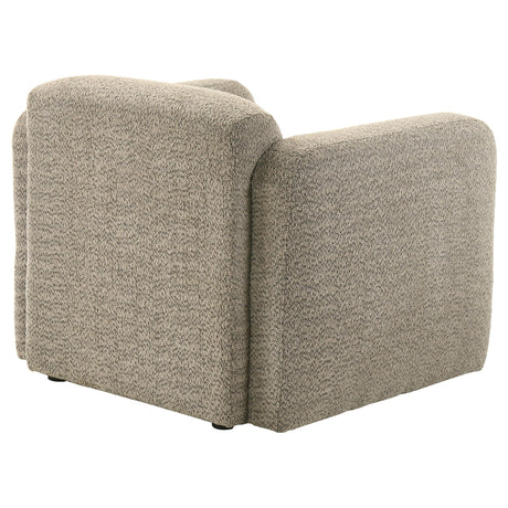 Tight back cushion design on Dorset fabric chair
