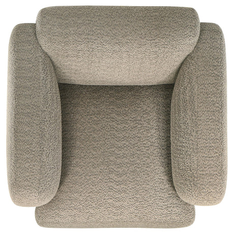 Bottom view showing sinuous spring decking of Dorset chair