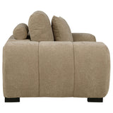 Octavia Accent Chair reversible back cushion detail