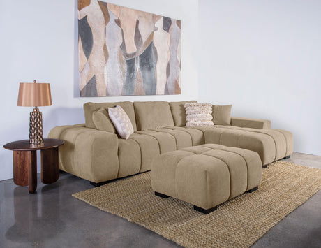 Top view of Octavia Rectangular Ottoman