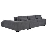 Octavia Upholstered Sectional Chaise Sofa main angled view