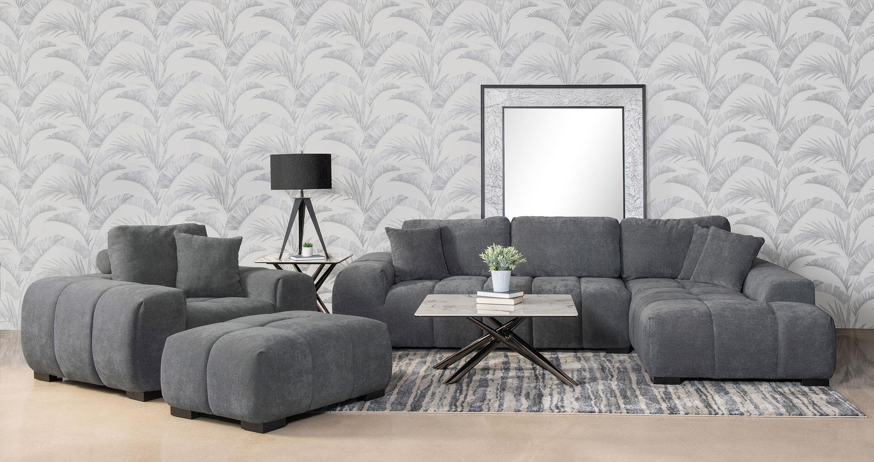 Octavia Accent Chair showcasing wide rounded arms