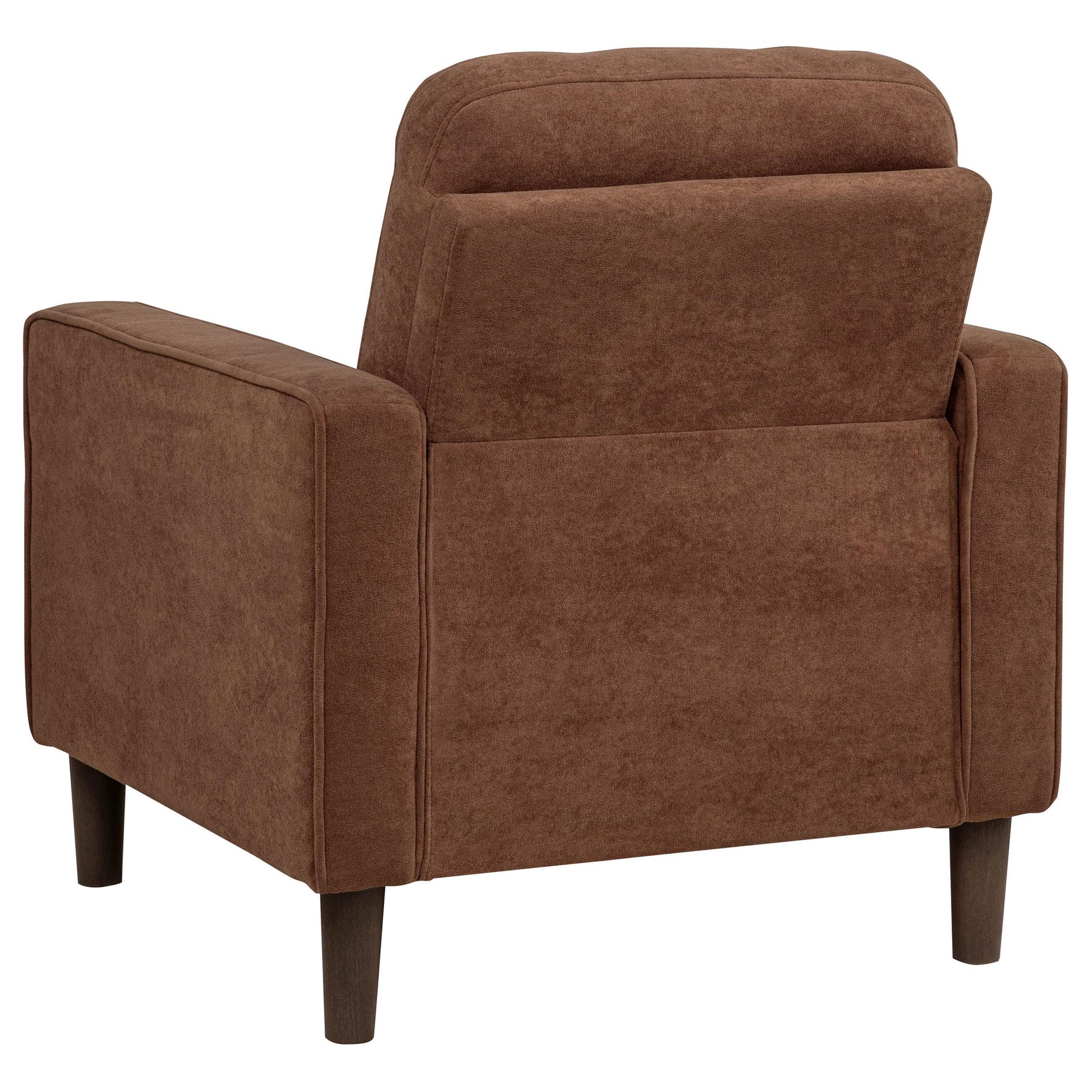 Detail of stitching on Bowen II sofa set rust