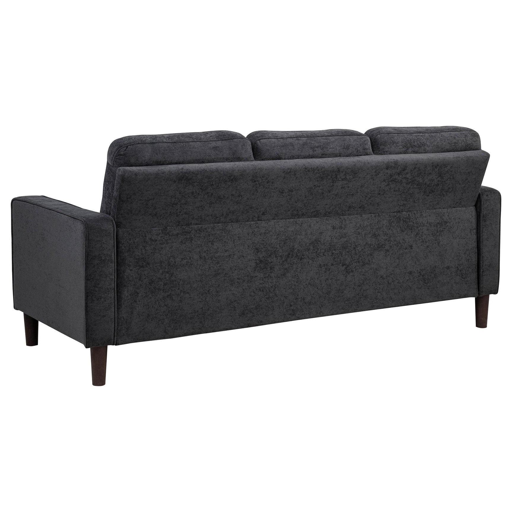 Bowen II 3-piece sofa set steel grey angled view