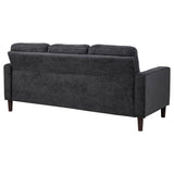 Bowen II sofa detailed fabric and seam close-up