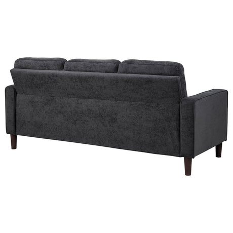 Bowen II sofa detailed fabric and seam close-up