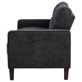 Bowen II loveseat pocket coil seat cushion detail
