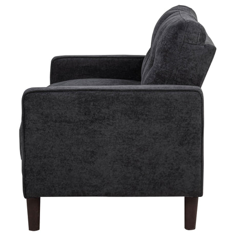 Bowen II loveseat pocket coil seat cushion detail