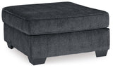 Altari Slate 2-Piece Sleeper Sectional with Ottoman — angled view