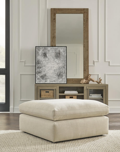 Elyza Linen 3-Piece Sectional with Ottoman — product image 6