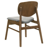 Benford Dark Brown Upholstered Dining Side Chair Set of 2 — product image 7