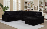 Devonshire sleeper sectional sofa storage chaise side angle
