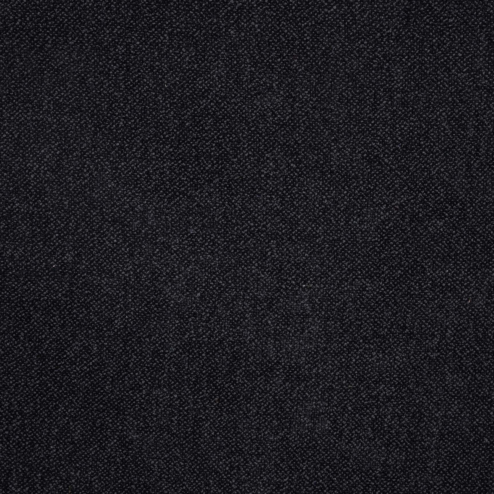 Side angle of Octavia sectional sofa black fabric upholstery