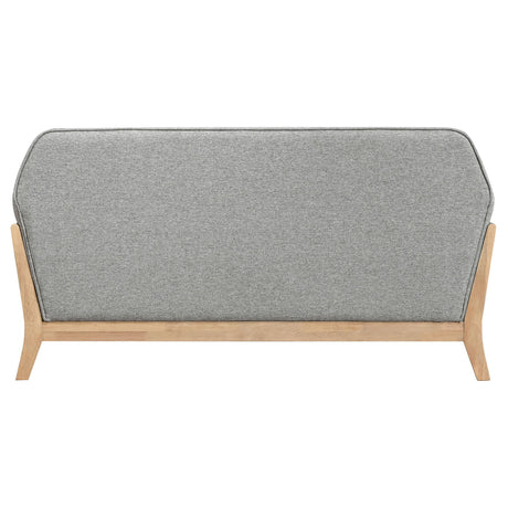 Back cushion with tight back and sinuous spring support