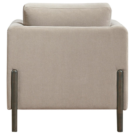 Islington accent chair angled side view