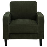 Ruth accent chair side profile