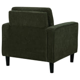 Subtle piping on upholstery