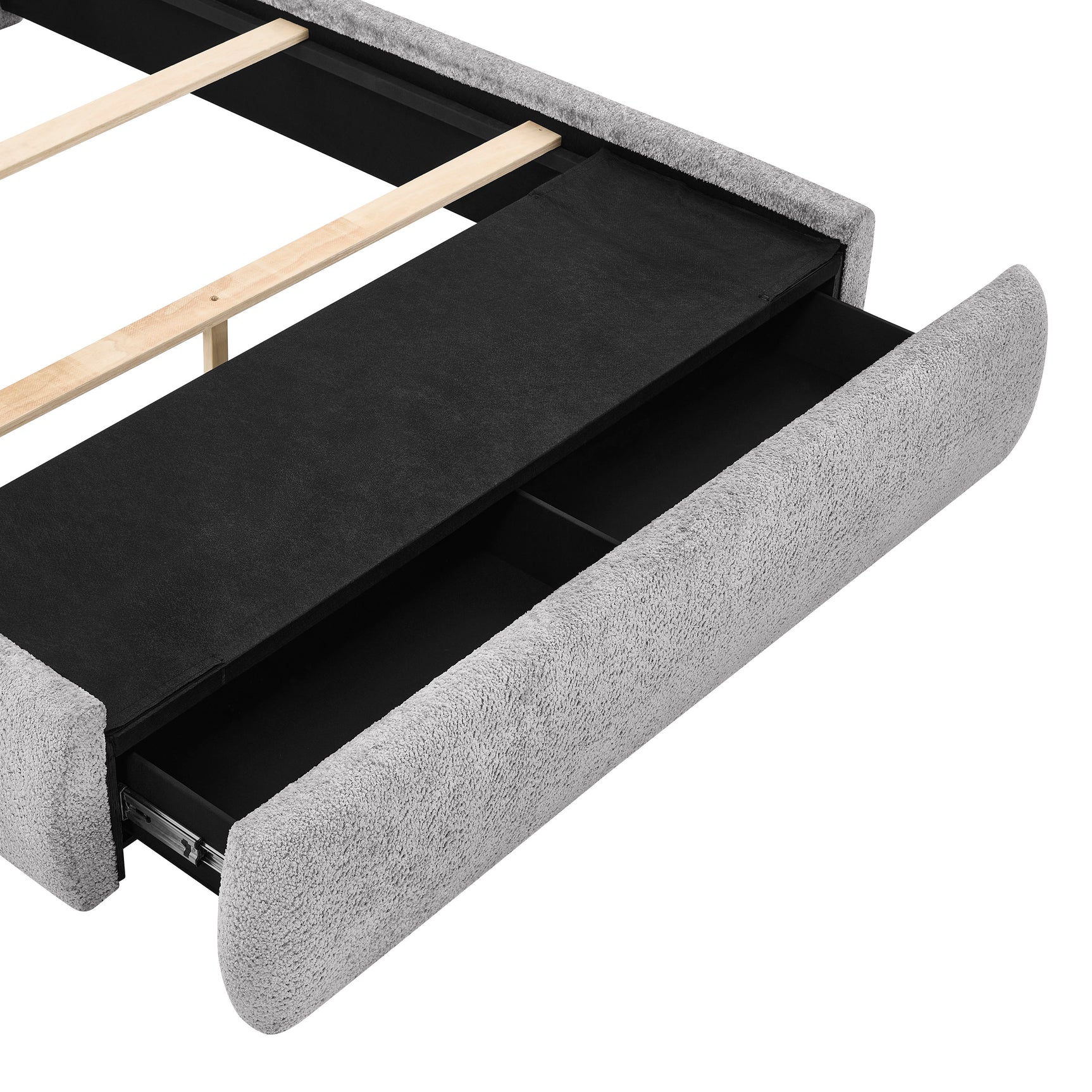 Reverie Bed footboard with storage drawers