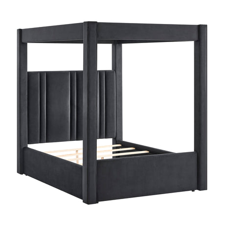 Jayla Black Queen Canopy Bed view 3