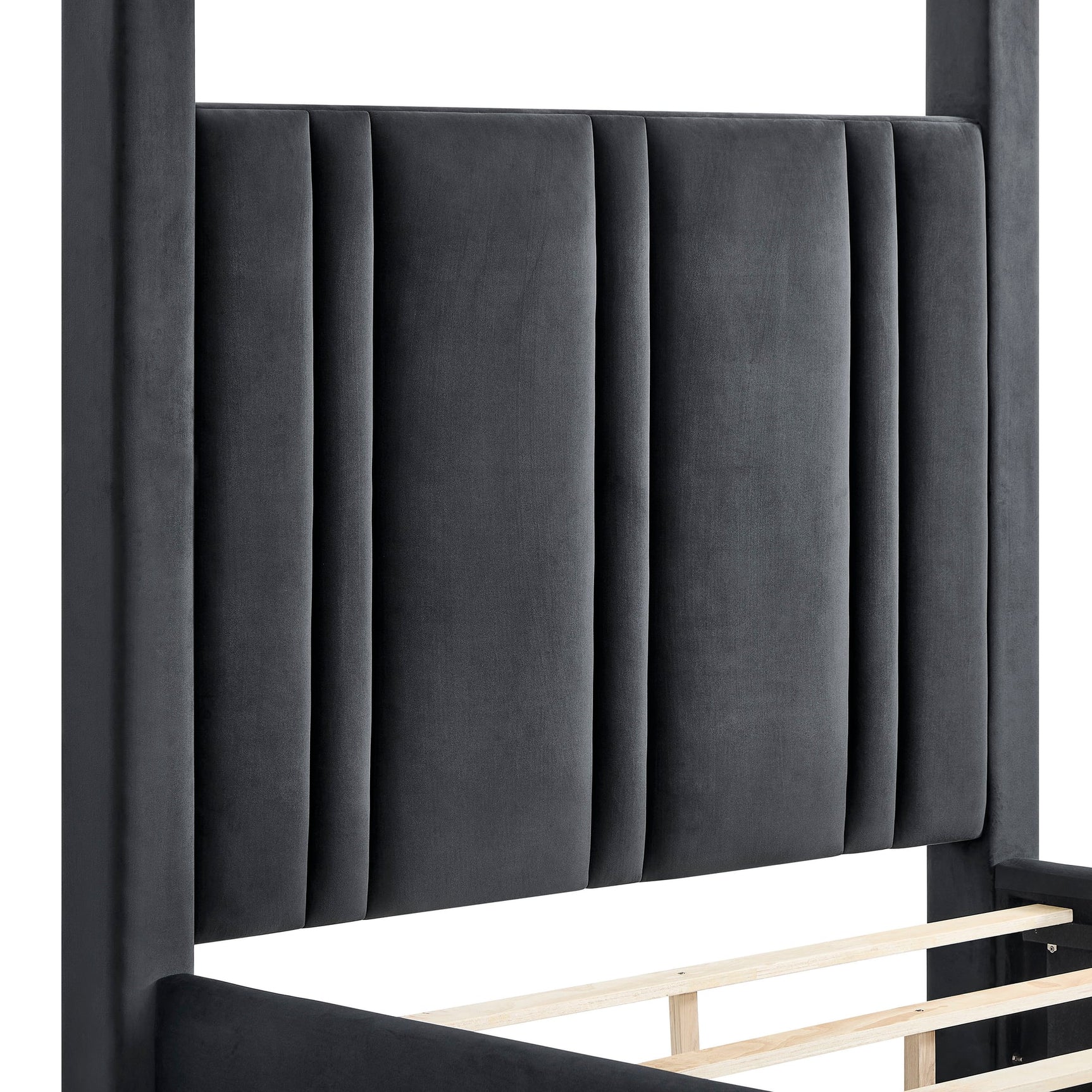 Jayla Black Queen Canopy Bed view 4
