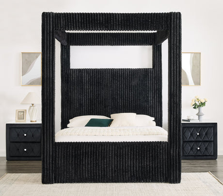 Carla Black King Canopy Bed view 2
