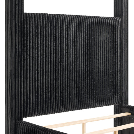 Carla Black Queen Canopy Bed view 4
