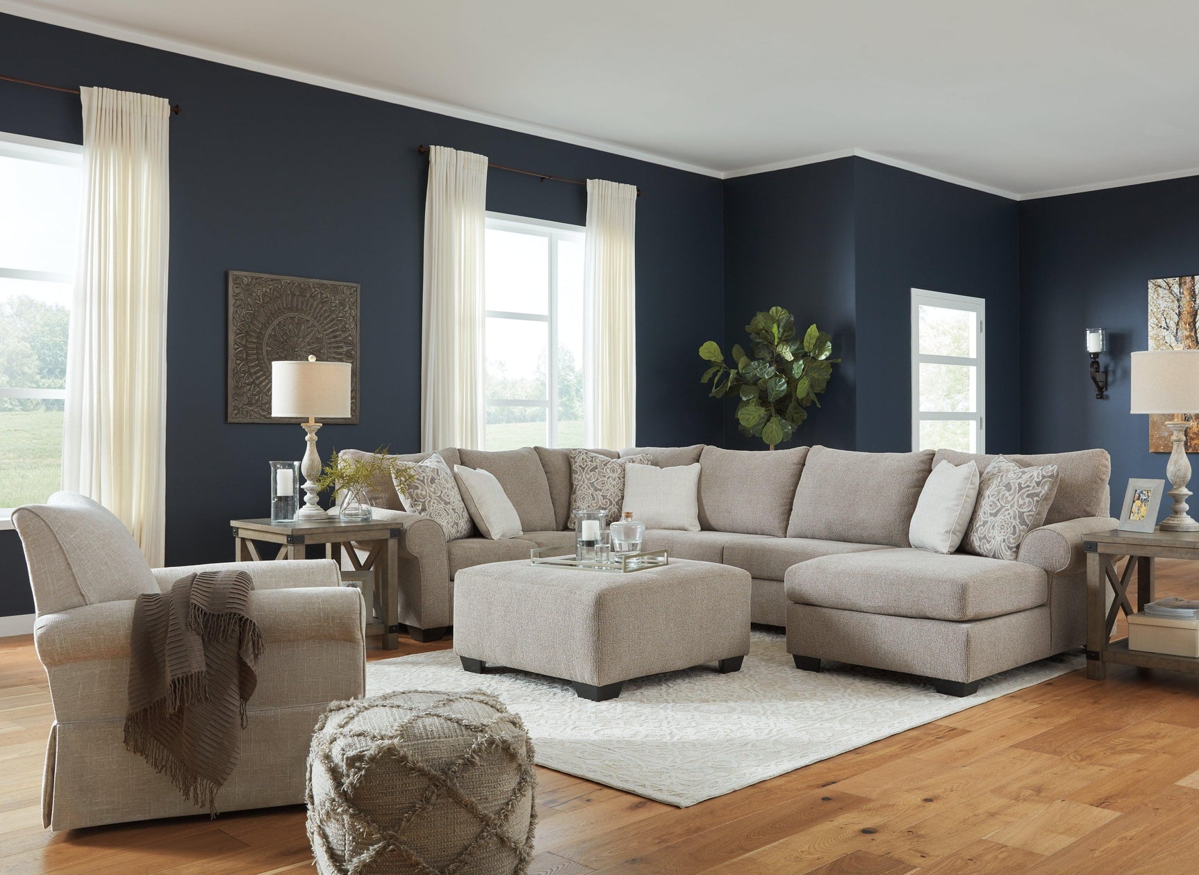 Searcy Quartz Accent Chair - Ella Furniture
