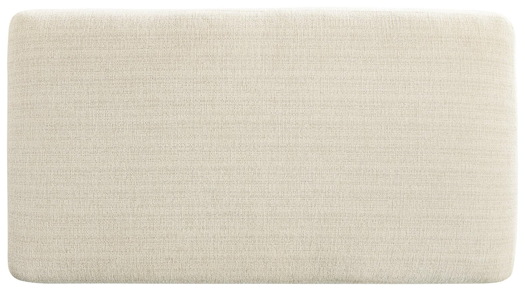Maggie Birch Chenille Ottoman front view