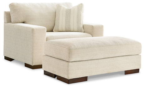 Side angle of Maggie Birch Chair showing structured silhouette
