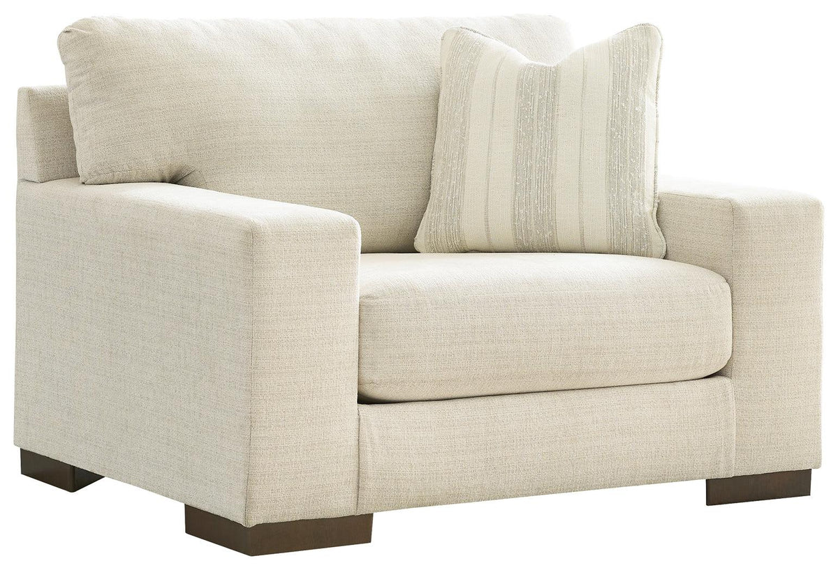 Maggie Birch Chenille Oversized Chair side view