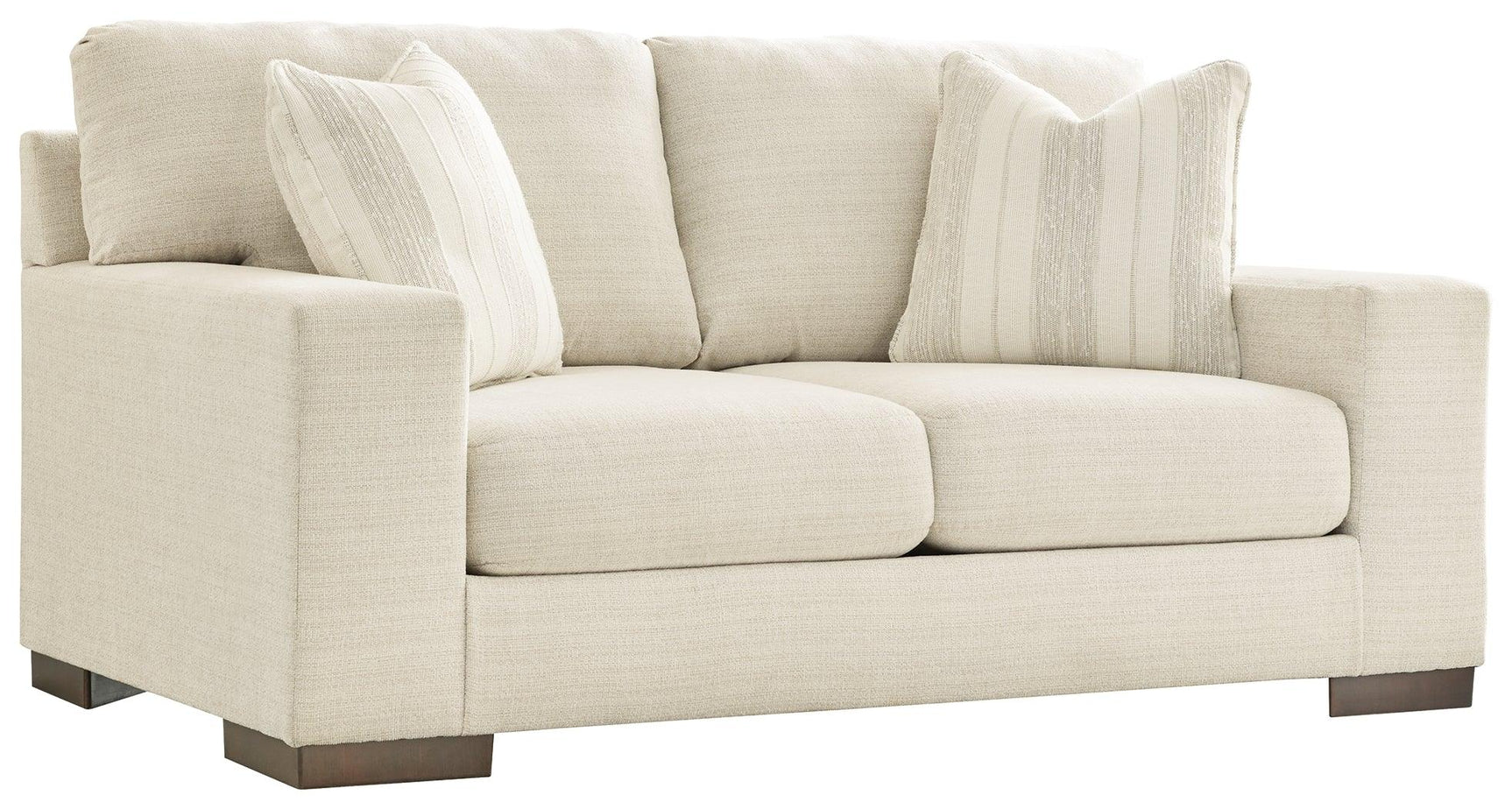 Maggie Birch Chenille Loveseat head-on view