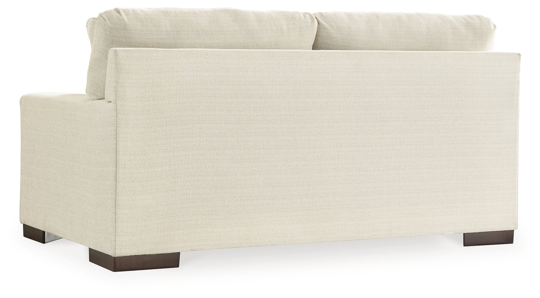 Back detail view of Maggie Birch Sofa and Loveseat
