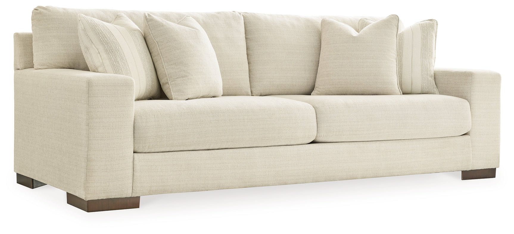 Angle view of Maggie Birch Sofa and Loveseat furniture