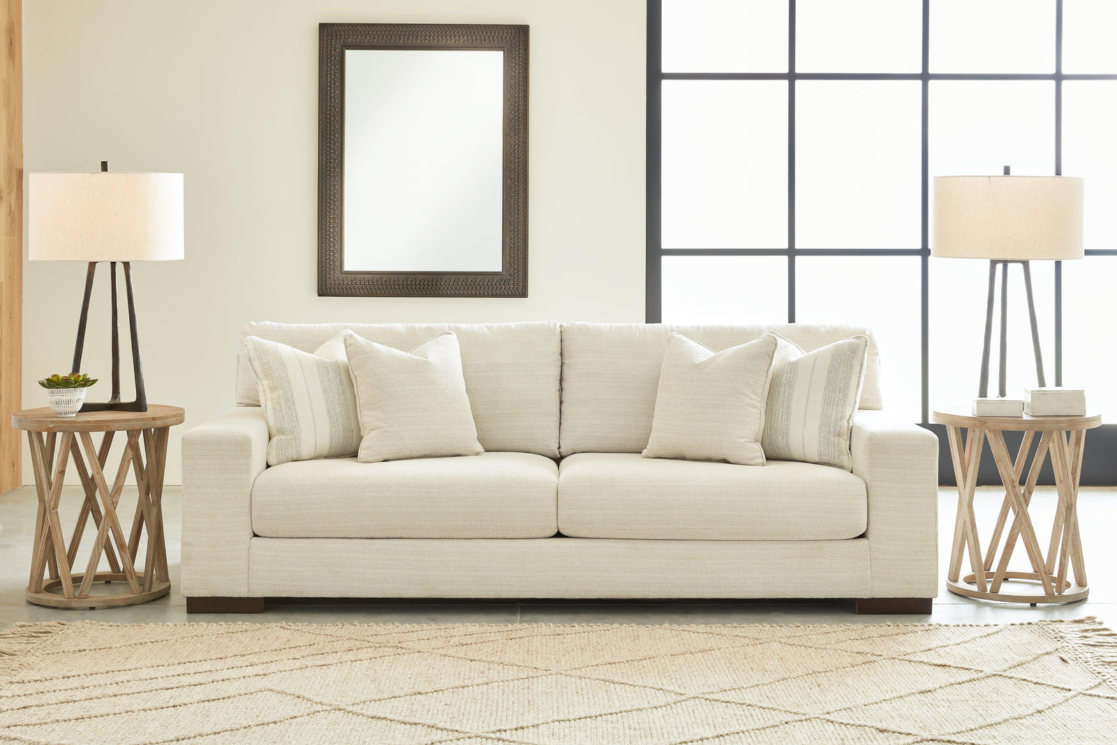 main view of Maggie Birch Chenille Sofa furniture